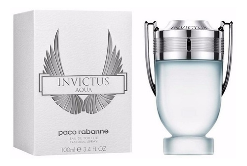 Perfume Invictus Aqua De Paco Rabanne Para Caballero 100 Ml