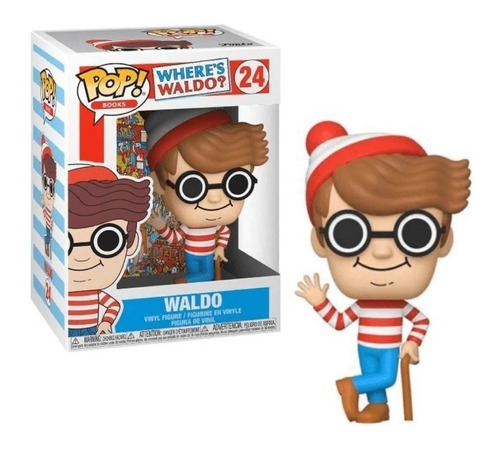 Funko Pop Nuevo Vinilo Books Where's Waldo - Waldo