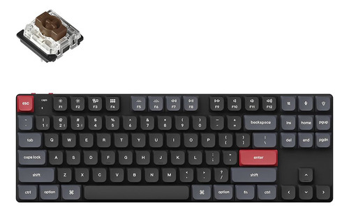 Teclado mecánico para jugadores Keychron K1 Pro Rgb Switch Brown