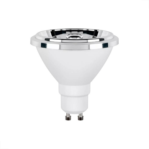 Kit 6 Spot Embutir Ar70 Gu10 + Lâmpadas Led Ar70 Inclusas Estrutura Branco/4000k 127/220V