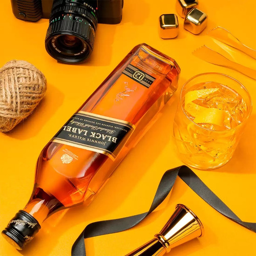 Whisky Johnnie Walker Black Label Escocés 750 Ml