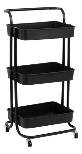 Carrito Organizador 3 Niveles Con Ruedas Multiusos Cocina