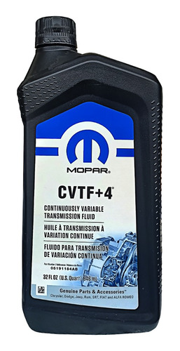 Aceite De Transmisión Continua Variable Mopar Cvtf+4 946ml  