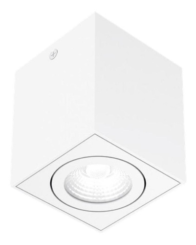 Lampara Interior Sobreponer Techo Blanco Aluminio 100-240v Tecnolite 10YSNLED010MV30B