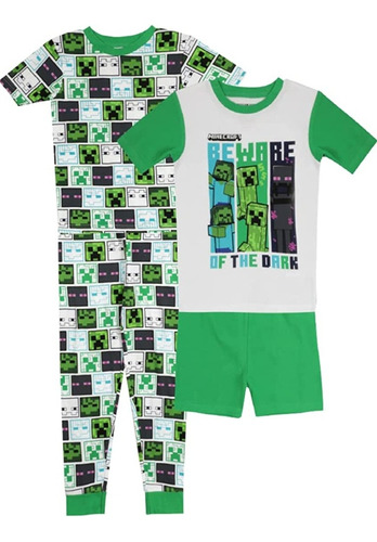 Pijamas De Minecraft Original Talla 8