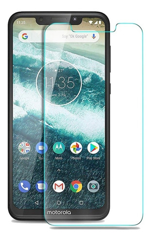 Glass Vidrio Templado Fullcover 9d 9h Para Motorola Moto One