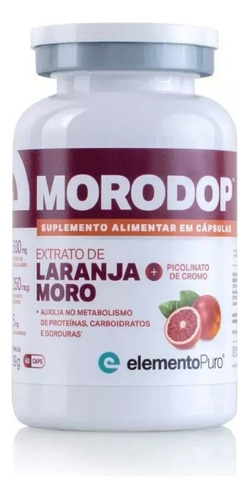 Morodop Laranja Moro E Picolinato De Cromo Elemento Puro Sabor Neutro