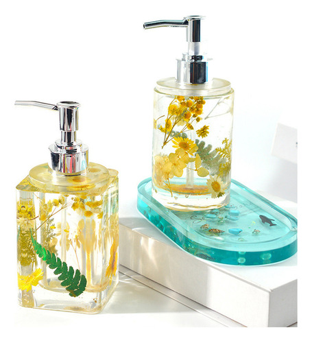 Moldes Para Botellas De Perfume De Resina, Cristal Epoxi