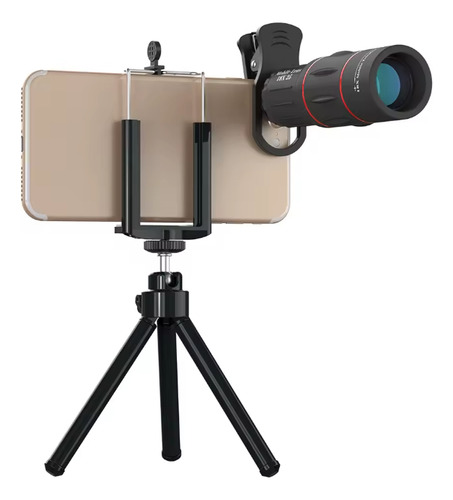 Kit Teleobjetivo Para Celular/monóculo Alta Definición 18x
