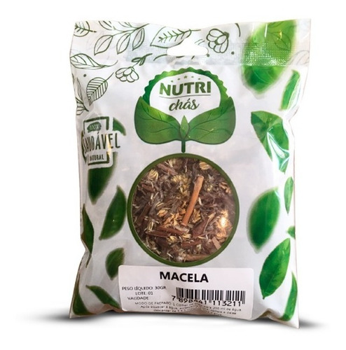 Chá De Macela Premium 30gramas Nutrichás 100% Natural