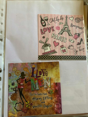 Imagen 1 de 5 de Se Vende Colección De Servilletas
