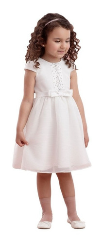 Vestido De Festa Branco Petit Cherie P&b Modern 20180