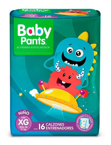 Calzones Entrenadores Baby Pants Niño Talla Xg 16 Piezas