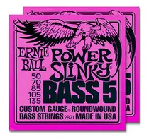 Comprar Cuerdas De Bajo Ernie Ball Nickel Power Slinky 5 Cuerdas