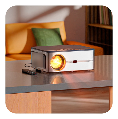 Projetor Multimídia Goldentec 7000 Lúmens Full Hd Com Androi Cor Prateado 127/220V