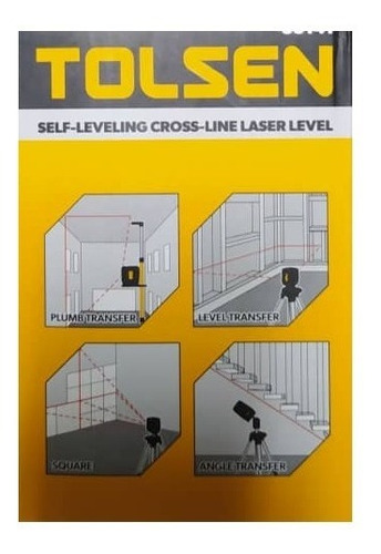 Medidor Nivel Laser Horizontal Vertical Cruzado Tolsen