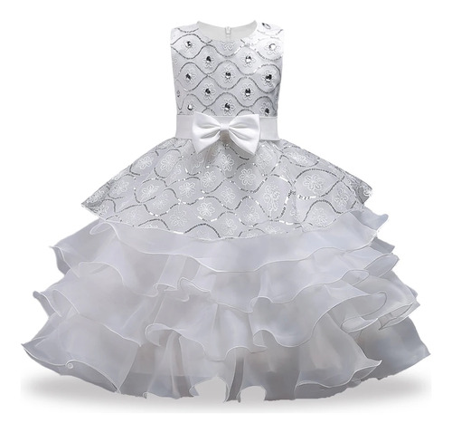 Vestido De Fiesta De Princesa Para Niñas, Bonito Vestido De