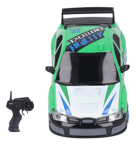 W Motor Rc Drift Car Race 1/24, Verde, Seguro, Fuerte Y