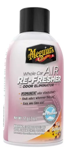 Eliminador De Olores Meguiars Air Re-fresher Fiji Sunset 57g