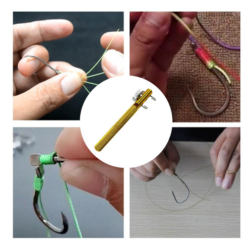 Herramienta Para Atar Nudos De Línea De Fishhook Tie Device
