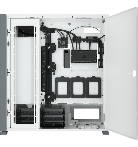 Imagen 9 de 9 de Gabinete Gamer Corsair Icue 7000x Rgb Tg Full Tower White