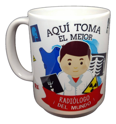 Taza Radiólogo Ceramica Profesiones Abogada Maestra Doctor