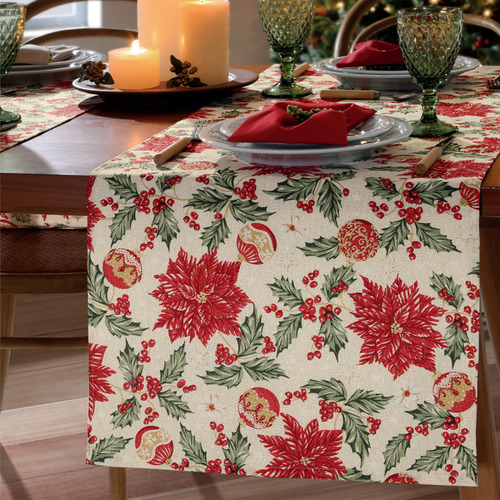 Barra de mesa Döhler Christmas, 45 x 160 cm, Natalino Color Christmas 106 Christmas 106
