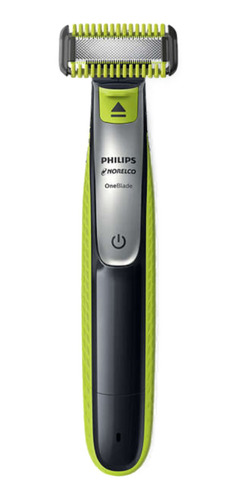 Imagen 1 de 3 de Máquina afeitadora Philips OneBlade QP2630 verde lima y gris carbón 100V/240V