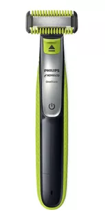 Máquina afeitadora Philips OneBlade QP2630 verde lima y gris carbón 100V/240V