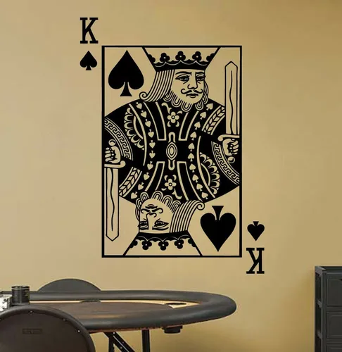 Vinilo Adhesivo Decorativo Pared Sticker Poker 58x58cms