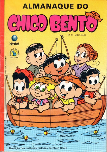 Almanaque Do Chico Bento 21 - Globo - Bonellihq Cx353  J21