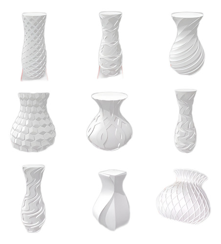 Pacote Stl Vasos Redondos E Da Discórdia - +300 Modelos