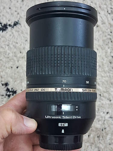 Lente Tamron Di 24-70mm F/2.8 Di Vc Usd Para Nikon F Nikon F Preto (Usado)