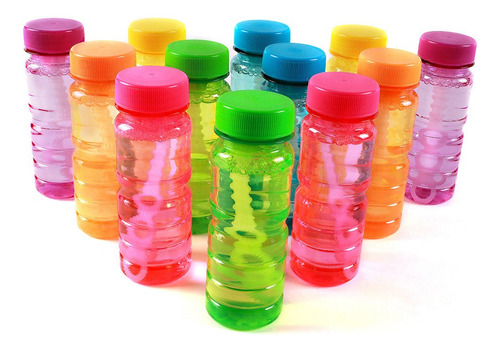 Botella Burbujas Grandes X12, Pack 1, Juguete Niños Festivid Color