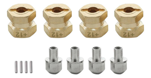 1/10 Escala Rc Coche Rueda Hexagonal Cubo 12mm 12 Mm