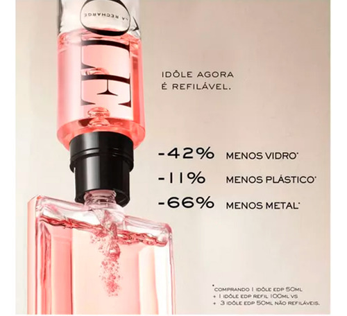 Perfume Idôle Eau De Parfum 100ml Refill Lancôme