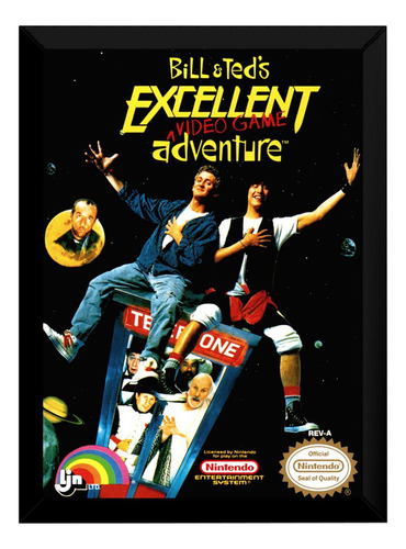 Quadro Nes Game Bill _ Ted_s Excellent Video Game Adventure