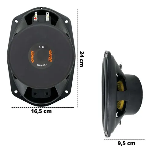 Kit Par Alto Auto Falantes 6x9 Prime Ls69 Orion | MercadoLivre