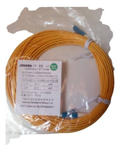 Imagen 4 de 6 de Patch Cord Lc/lc Simplex Cable Mono Modo Reforzado