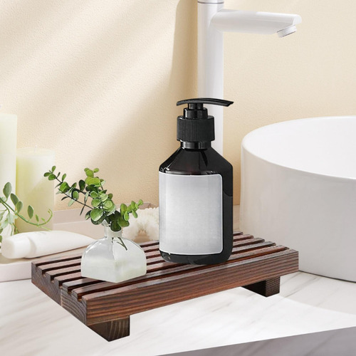 Soap Stand Organizer Multifunctional Wood Tray For Jewelry M