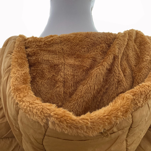 Imagem 8 de 8 de Jaqueta Feminina Plus Size Gordinha Pelinho Por Dentro Capuz