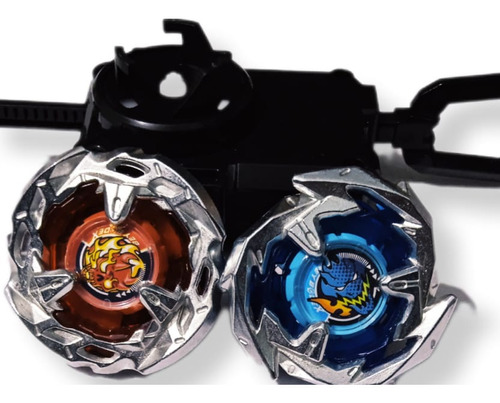 Beyblade Metal X Flame Paquete Con Dos Beyblade X Lanzador 