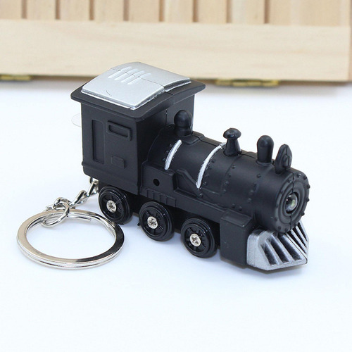 Llavero Tren Llavero Colgante Creatividad Llavero Luz Negro