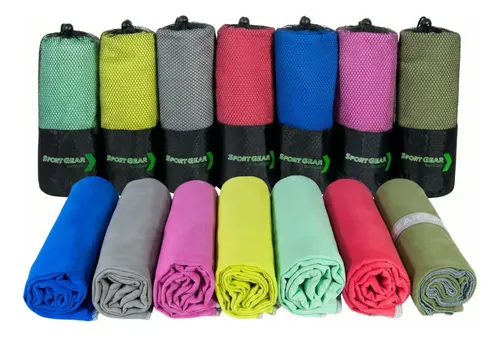 Toalla Toallon Secado Rapido Deportivo De Microfibra 130x80 Rosa Plain