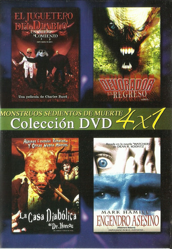 Colección Monstruos Sedientos De Muerte | Dvd 4 Títulos 