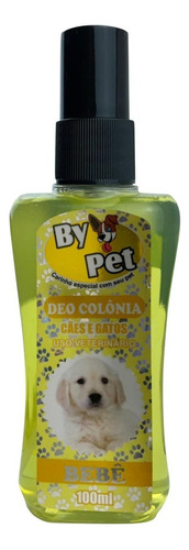 Deo Colônia Perfume Pet Cães E Gatos Uso Veterinário 100ml Fragrância Bebê