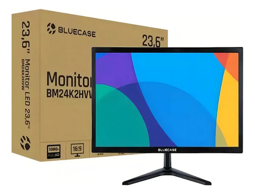 Monitor 24 Preto Led Bm24k2hvw Bluecase - 75hz / Hdmi / Vga