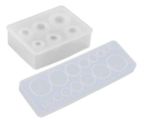 2x Silicone Cúpula / Cabochão Resina Ferramentas Diy