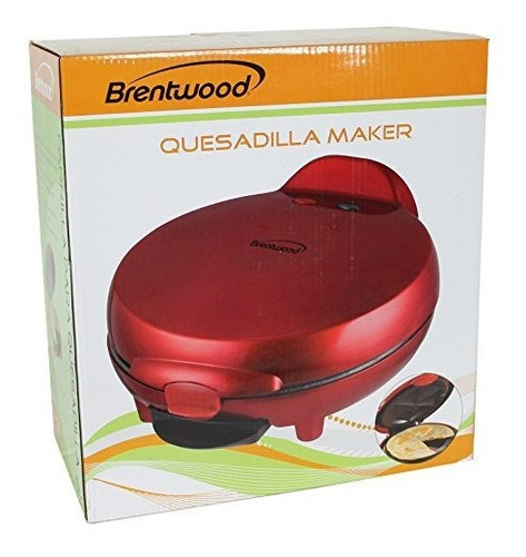  Máquina Para Hacer Quesadillas Ts120, 8 Pulgadas, Roj...