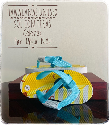 Hawaiana Unisex Sol Con Tiras N°24